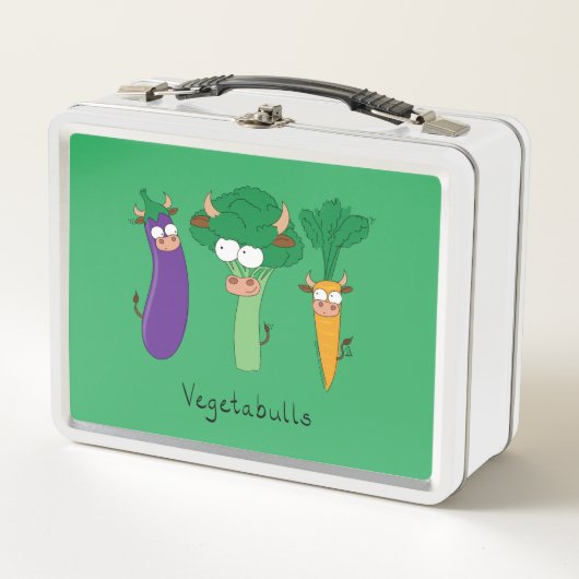 Vegetabulls Vegetable Bulls Funny Lunch Box (Voorkant)