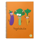 Vegetabulls Vegetable Bulls Funny Notitieboek (Voorkant)