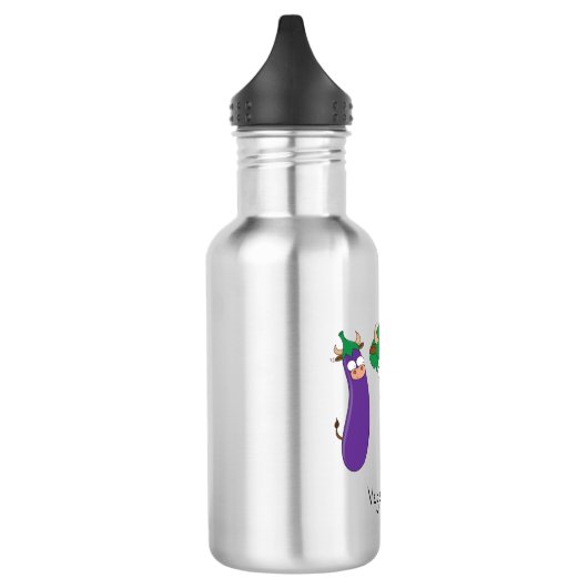 Vegetabulls Vegetable Bulls Funny Water Bottle Waterfles (Links)