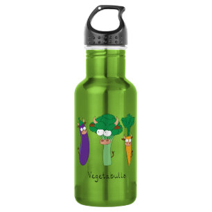 Vegetabulls Vegetable Bulls Funny Water Bottle Waterfles