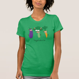 Vegetabulls Vegetable Bulls Funny Women's T-shirt