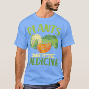 Vegetarapieren op basis van plant t-shirt