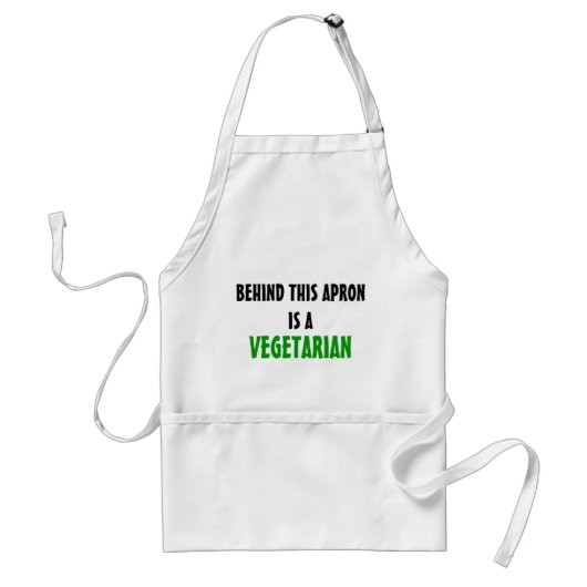 Vegetarian Apron Standaard Schort (Voorkant)