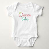 Vegetarian Baby Moderne Design Romper (Voorkant)
