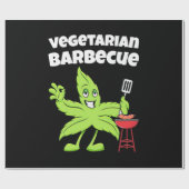 Vegetarian Barbecue Cadeaupapier (Vlak)