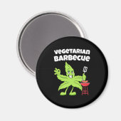 Vegetarian Barbecue Magneet (Voorkant / Achterkant)