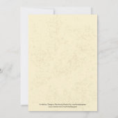 Vegetarian BBQ Invitation Kaart (Achterkant)