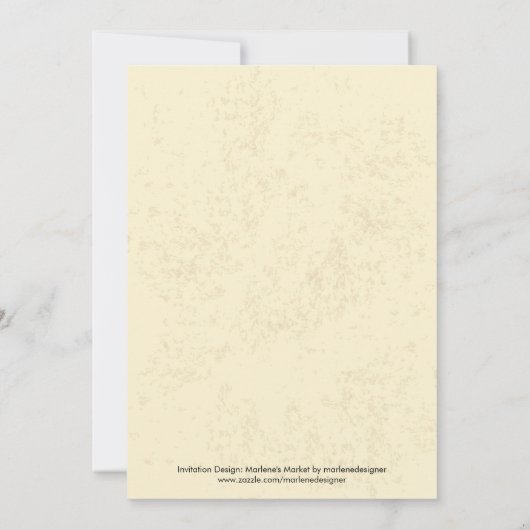 Vegetarian BBQ Invitation Kaart (Achterkant)