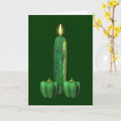 Vegetarian Birthday Cake Kaart (Gele Bloem)