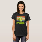 Vegetarian Cat Avogato Veggie Hangover Avocado Vin T-shirt (Voorkant volledig)