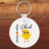 Vegetarian Chick Sleutelhanger (Voorkant)