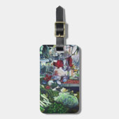 Vegetarian Club komt hier dinsdagmiddag bijeen Bagagelabel (Voorkant verticaal)