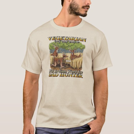 Vegetarian Definition T-Shirt (Voorkant)