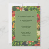 Vegetarian Dinner 🥕 🧅 🥑 Kaart (Achterkant)