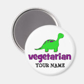 Vegetarian - Dinosaur Design Magneet (Voorkant / Achterkant)