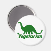 Vegetarian Dinosaur Magneet (Voorkant / Achterkant)