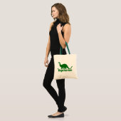 Vegetarian Dinosaur Tote Bag (Voorkant (model))