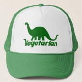 Vegetarian Dinosaur Trucker Pet (Voorkant)