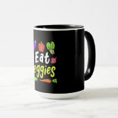 Vegetarian Eat Veggies Mok (Voorkant rechts)
