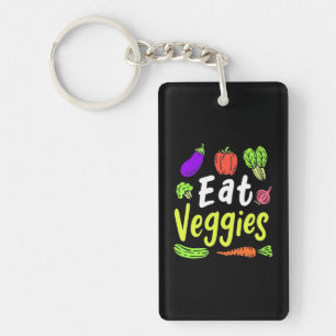 Vegetarian Eat Veggies Sleutelhanger