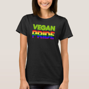Vegetarian Food Vegans Plant based Lgbt Vint T-shirt