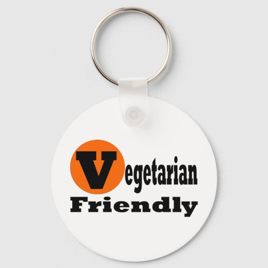 Vegetarian Friendly Sleutelhanger (Voorkant)