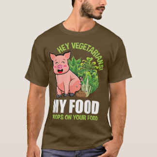 Vegetarian Gezegde Veggie Plant based Vegan Mannen T-shirt