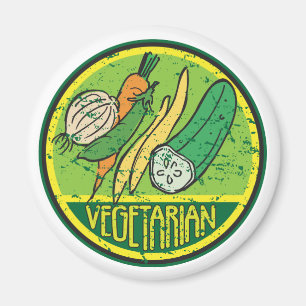Vegetarian Grunge Magneet