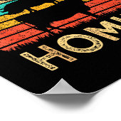 Vegetarian I Don't Eat My Homies Funny Vegan Retro Poster (Hoek)