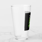 Vegetarian I love Green Bans Glas (Rechts)