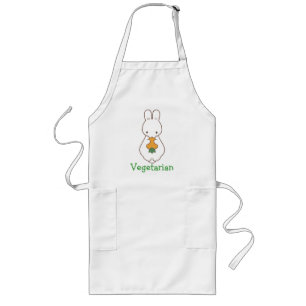 Vegetarian Kawaii Rabbit Apron Lang Schort