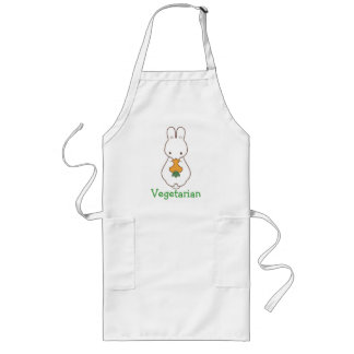 Vegetarian Kawaii Rabbit Apron Lang Schort