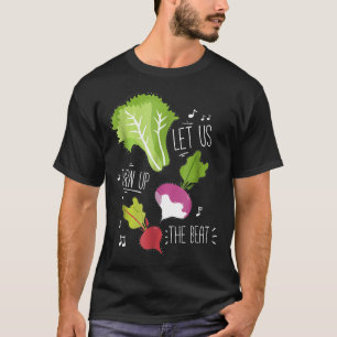 Vegetarian laat ons de Beat Vegan omdraaien T-shirt