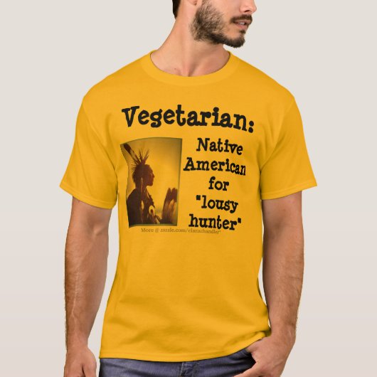 Vegetarian/Lousy Hunter T-shirt (Voorkant)
