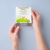 Vegetarian Meal Delivery Service Flyer (Hand)