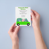 Vegetarian Meal Delivery Service Flyer (Hand)