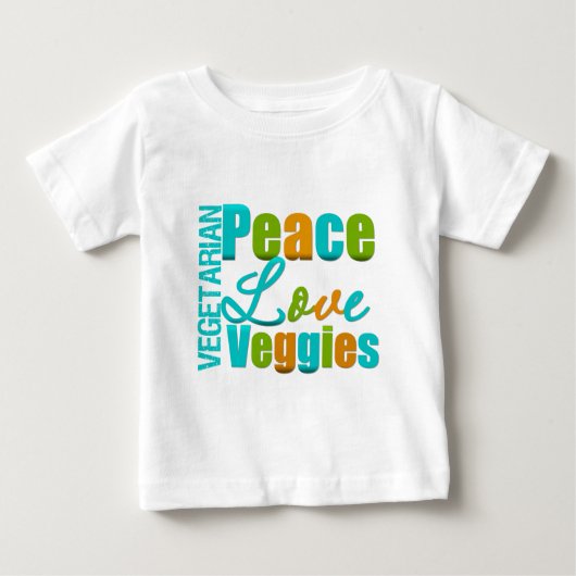 Vegetarian Peace Love Veggies (Voorkant)