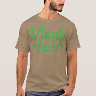 Vegetarian Plantbased Eater Womens Plant Chick Veg T-shirt