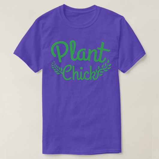 Vegetarian Plantbased Eater Womens Plant Chick Veg T-shirt (Design voorkant)