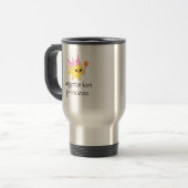 Vegetarian Princess Travel Mug Reisbeker (Voorkant links)
