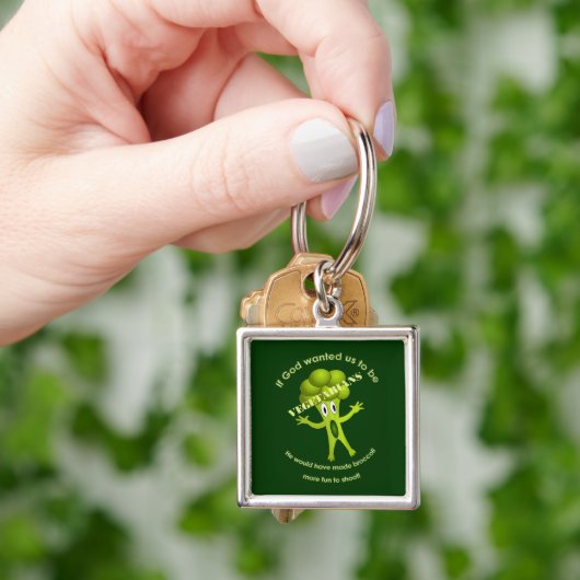 Vegetarian Quote Sleutelhanger (Hand)