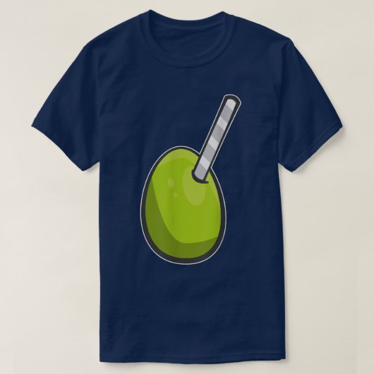 Vegetarian Straw Berry Pun Summer fruit Funny Veg T-shirt (Design voorkant)