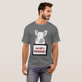 Vegetarian Vegan Hog not Porkchop T-shirt (Voorkant volledig)