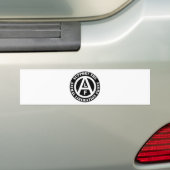 Vegetarian Vegan Support Animal Liberation Front Bumpersticker (Op auto)