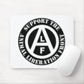 Vegetarian Vegan Support Animal Liberation Front Muismat (Met muis)