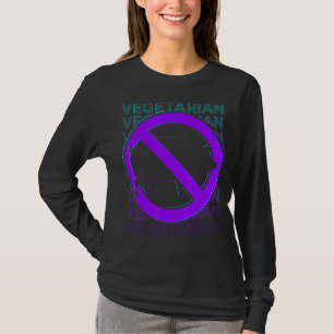 Vegetarian Vegan Veganism Retro T-shirt