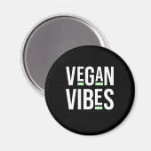 Vegetarian Vegan Vibes Magneet (Voorkant / Achterkant)