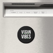 Vegetarian Vegan Vibes Magneet (Insitu (Vaatwasser))