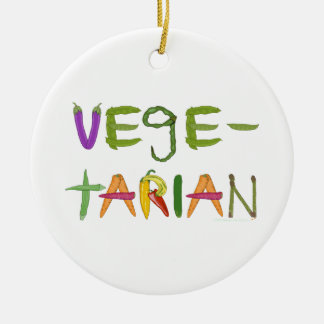 Vegetarian Vegetables Veggie Lovers Keramisch Ornament