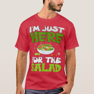 Vegetarian Veggie Pun, ik ben hier voor de salade T-shirt